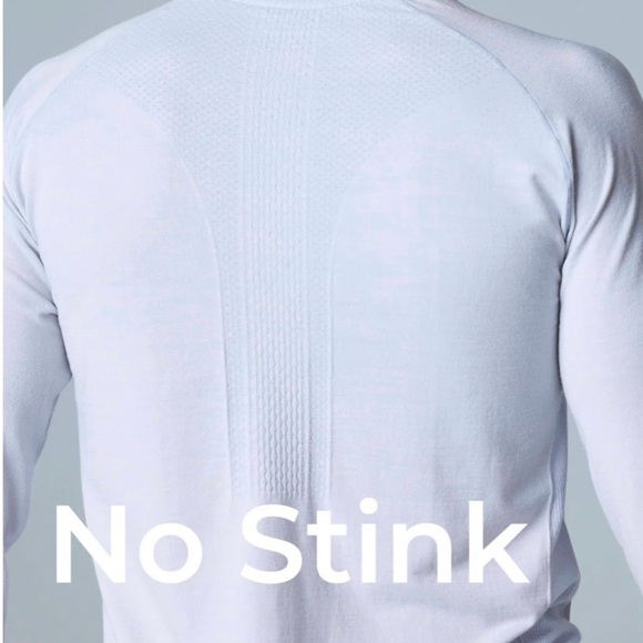 Cozy zero . Men's Light Gray Crew Neck Shirt - Picture 7 of 13